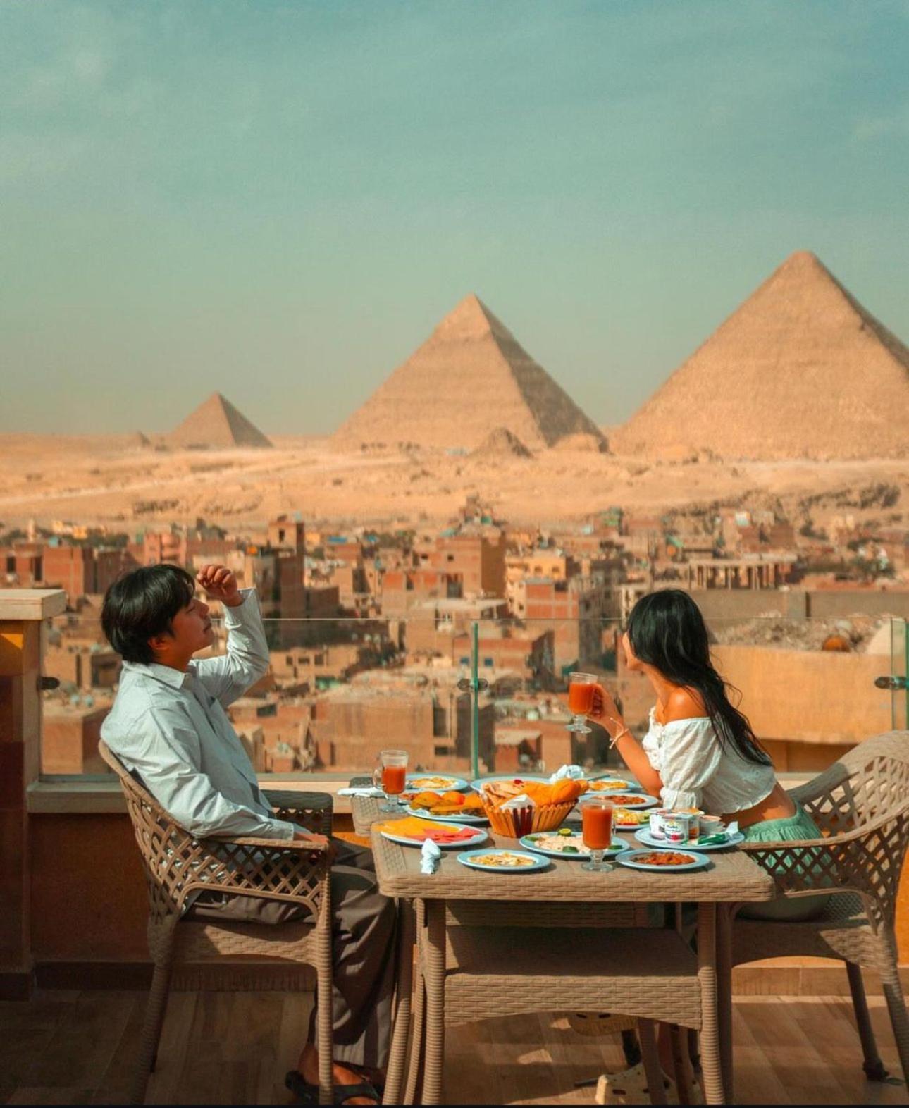 Celia Pyramids View Inn Nazlet el-Sîsi 외부 사진